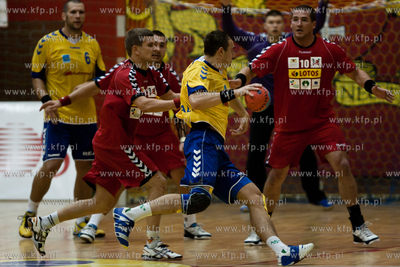 Gdansk. Hala AWFiS. I Liga Piłki Recznej Mezczyzn....