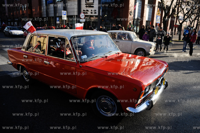 Gdansk. Parada z okazji 93 rocznicy odzyskania przez...