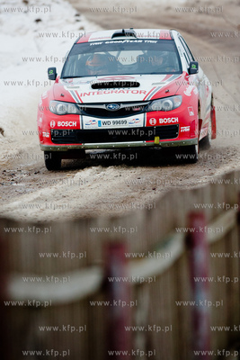 Strzepcz. Odcinek specjalny 8 Rajdu Lotos Baltic Cup....