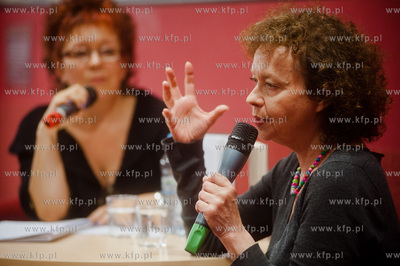 Gdansk. Biblioteka Manhattan w CH Manhattan. Spotkanie...