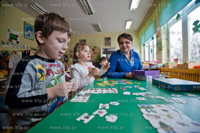 Gdansk. Zaspa. Przedszkole nr 66. Wizyta wiceministra...