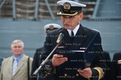 Gdynia. Oksywie. Port Marynarki Wojennej. Uroczystosc...