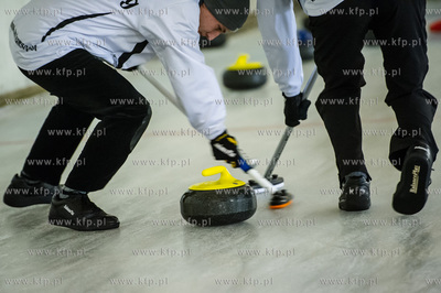 Gdansk. Hala Oliwia. Tor Curlingowy. Mecz 5 kolejki...