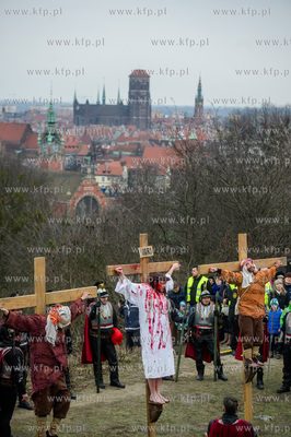 Wielki Piatek. Misterium Meki Panskiej na ulicach Gdanska.
25.03.2016
fot....
