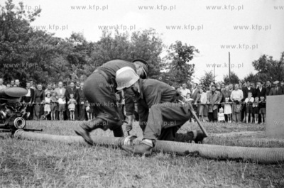Zawody drużyn strażackich w Pruszczu Gdańskim. (Lata...