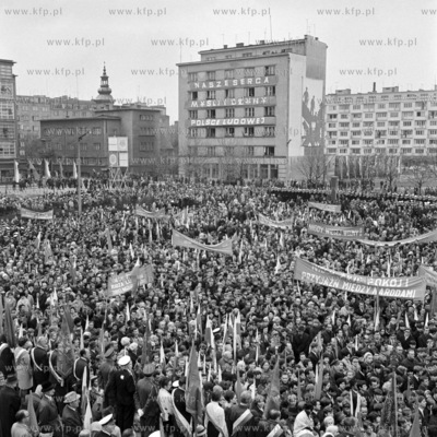 Uroczystości podczas Alertu ZHP. 
1968
0004960z_1968
Fot....
