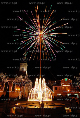 W Wejherowie swiateczne. Wejherowski rynek i deptak...
