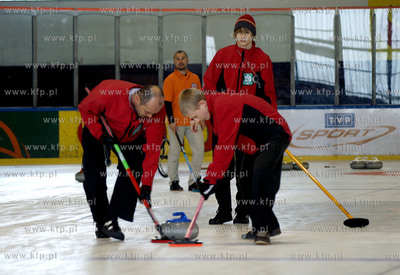 Gdansk, Hala Olivia. Mistrzostwa Polski w Curlingu....
