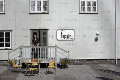 Islandia krajobraz wyspy, Reykjavik, czerwic 2009r....