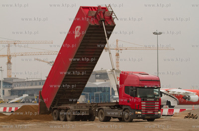 Gdansk, Rebiechowo. Rozbudowa Portu Lotniczego Gdansk...