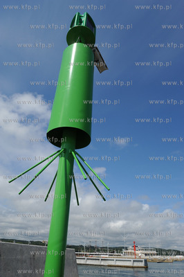 Sopot - molo. Przystan jachtowa przed oficjalnym otwarciem,...