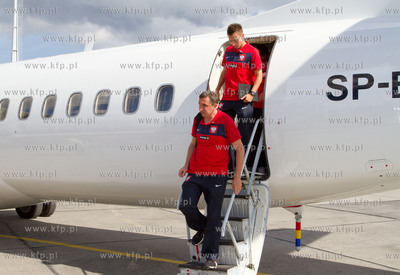 Port Lotniczy Gdansk im. Lecha Walesy, przylot reprezentacji...