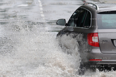 Dwukrotnie wielkie nwalnice nawiedzily Wejherowo. Ulewa...