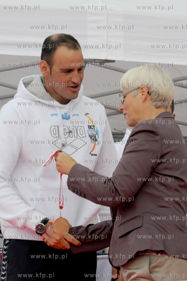 BCT Gdynia Maraton 2012. Nz Dekoracja zawodnikow 25.08.2012...