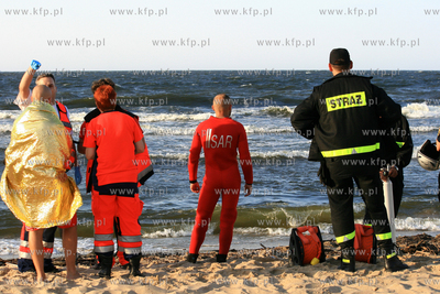 W Gdańsku-Sobieszewie na wysokości wejscia na plaze...