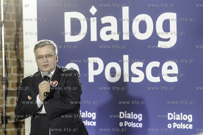 Zamek Gdniew. Spotkanie Prezydenta ronislawa Komorowskiego...