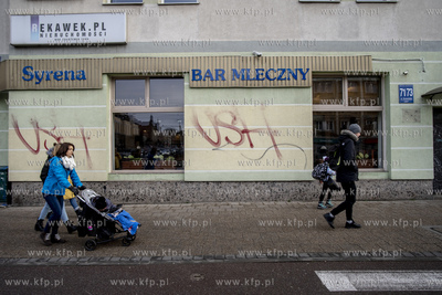 Gdańsk, wrzeszcz. Bar Mleczny Syrena na aul. Grunwaldzkiej....