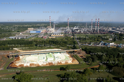 Zakłady Chemiczne POLICE SA z lotu ptaka. Police kolo...