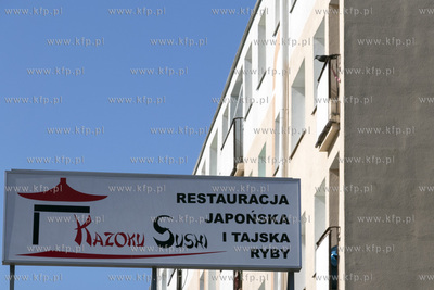 Restauracja Kazoku Sushi przy ulicy Wojska Polskiego...