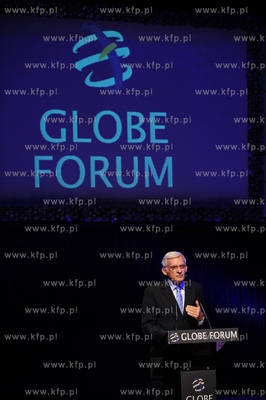 Gdansk, GLOBE FORUM 2009. Nz Jerzy Buzek - przewodniczacy...