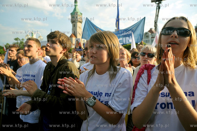 Zakonczenie kampanii wyborczej kandydata na urzad Prezydenta...