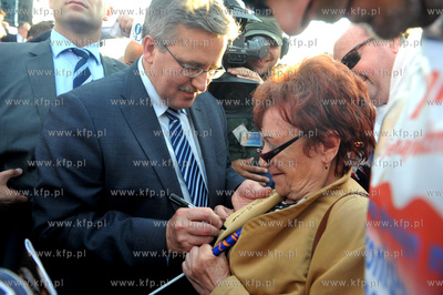 Sopot - zakonczenie kampani wyborczej kandydata na...