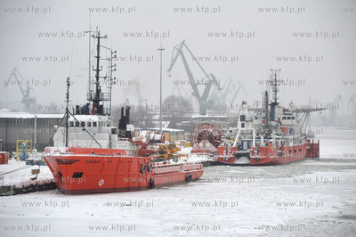 Baza Lotos Petrobaltic na Martwej Wisle w Gdansku....