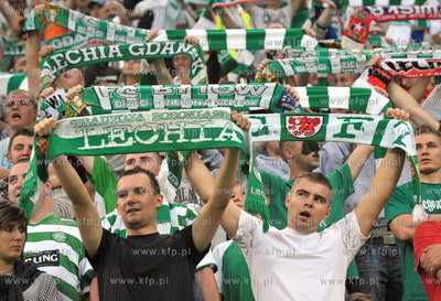 PGE Arena - mecz pilkarski pomiedzy Lechia Gdansk a...