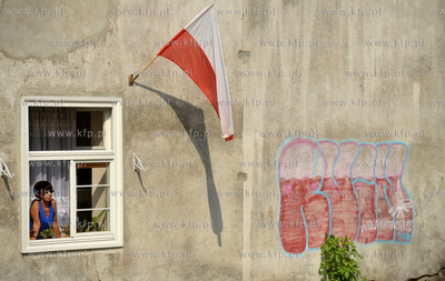 Gdansk. Plac Obronców Poczty Polskiej w Gdansku. Uroczystosci...