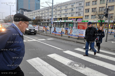 Gdansk Wrzeszcz. Kampania wyborcza do samorzadow. Plakaty...