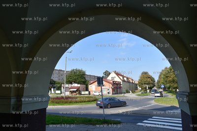 Gdańsk Chełm. Rondo na ul. Mariana Buczka 17. 30.09.2017...