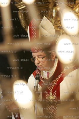 Gdansk. Katedra Oliwska. Ingres abp. Slawoja Leszka...