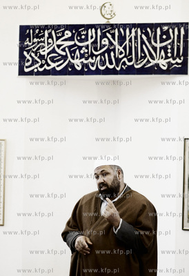 Gdansk. Meczet. Uroczystosci zwiazane z 23 rocznica...