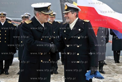 Gdynia Oksywie. Port Wojenny. Uroczystosc objecia przez...