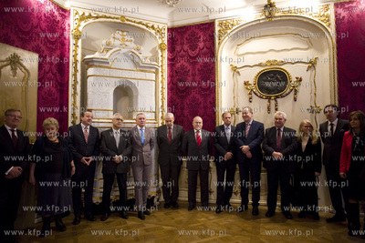 Gdańsk. Dom Uphagena. Spotkanie noworoczne Korpusu...