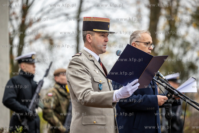Cmentarz Francuski w Gdańsku - obchody Święta Niepodległosci...