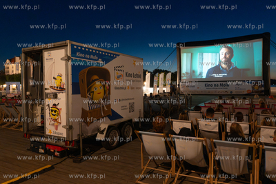 Kino Letnie na Molo w Sopocie w ramach Festiwalu Sopot...