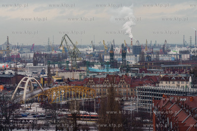 Panorama Gdańska z Góry Gradowej. 1.02.2022 / fot....