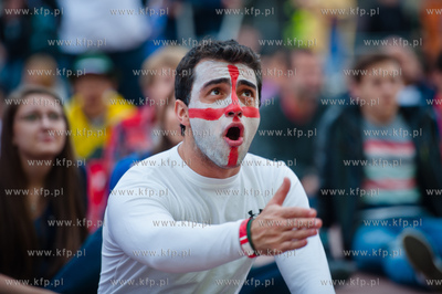 Gdansk. Fanzone - Strefa Kibica. Relacja meczu Mistrzostw...