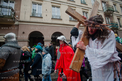 Wielki Piatek. Misterium Meki Panskiej na ulicach Gdanska.
29.03.2013
fot....