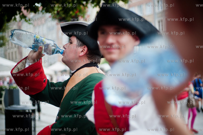 Gdansk. Zlot Zaglowcow Baltic Sail Gdansk 2013. Przemarsz...