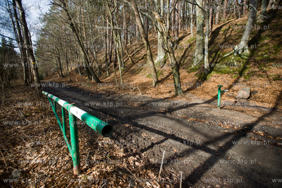 Gdansk. Oliwa, Trojmiejski Park Krajobrazowy. Sciezka...