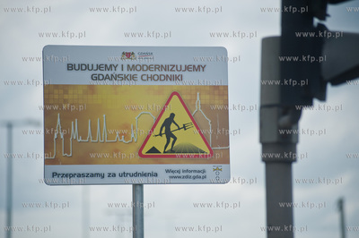 Gdansk. Nowo powstaly nie oddany jeszcze do uzytku...