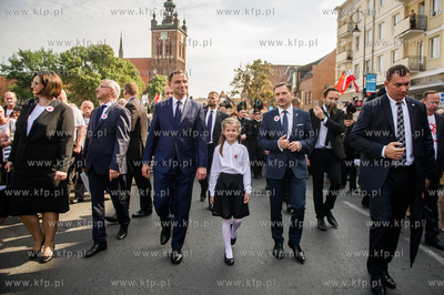 Gdansk. Obchody 35 lecia podpisania Porozumien Sierpniowych....