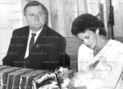 Chrzest Weroniki , corki Bogdana i Agnieszki Walesow...