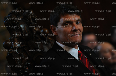 Gdansk. Dwor Artusa. Wreczenie Medali sw. Wojciecha...