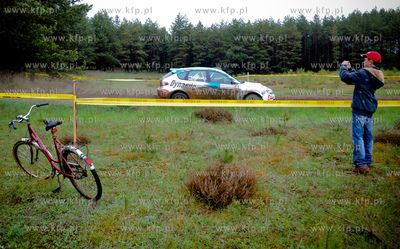 Linia. Odcinek specjalny  6-go Rajdu Lotos Baltic Cup.
W...