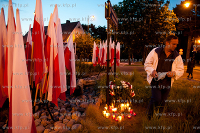 Sopot. Uroczystosc odsloniecia tablicy Ronda im. Senatora...