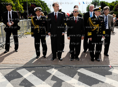 Gdynia. Swieto Marynarki Wojennej. Uroczystosc zmiany...