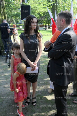 Sopot. Odsloniecie tablicy pamiatkowej honorujacej...